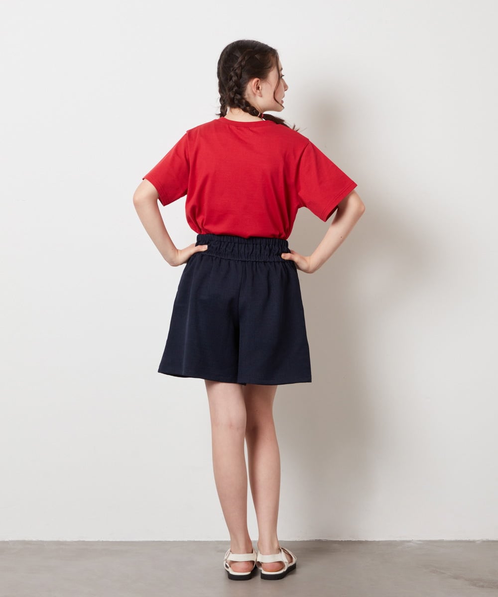 KJLHV21029 a.v.v KIDS(アー・ヴェ・ヴェ) [100-130]フロントジップショートパンツ ライトブルー
