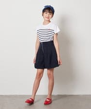 KJLHV21029 a.v.v KIDS(アー・ヴェ・ヴェ) [100-130]フロントジップショートパンツ ライトブルー