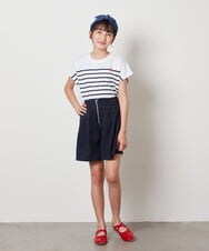 KJLHV21029 a.v.v KIDS(アー・ヴェ・ヴェ) [100-130]フロントジップショートパンツ ライトブルー