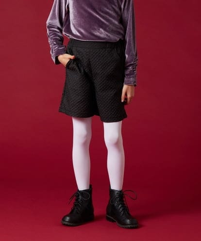 KJLJT35034 a.v.v KIDS [140-150]【セットアップ対応】フクレショートパンツ