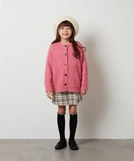 KJLJT36034 a.v.v KIDS(アー・ヴェ・ヴェ) [140-150]サスペンダー付きラップキュロット ライトブルー