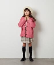 KJLJT36034 a.v.v KIDS(アー・ヴェ・ヴェ) [140-150]サスペンダー付きラップキュロット ライトブルー