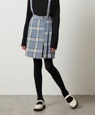 KJLJT36034 a.v.v KIDS(アー・ヴェ・ヴェ) [140-150]サスペンダー付きラップキュロット ライトブルー