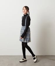 KJLJT36034 a.v.v KIDS(アー・ヴェ・ヴェ) [140-150]サスペンダー付きラップキュロット ライトブルー