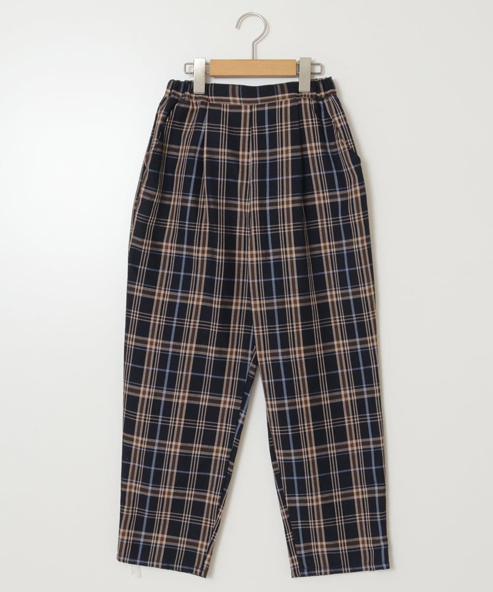 KJLJV33039 a.v.v KIDS(アー・ヴェ・ヴェ) [120-160サスペンダー付きテーパードパンツ ネイビー
