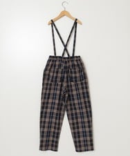 KJLJV33039 a.v.v KIDS(アー・ヴェ・ヴェ) [120-160サスペンダー付きテーパードパンツ ネイビー