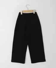KJLKD11044 a.v.v KIDS(アー・ヴェ・ヴェ) [130-160]【洗える】キラキラスウェットパンツ ブラック