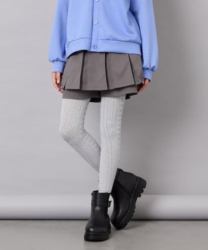 KJLKD19044  [130-160]スタイルアッププリーツスカパン