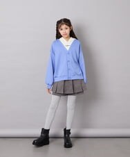 KJLKD19044 a.v.v KIDS(アー・ヴェ・ヴェ) [130-160]スタイルアッププリーツスカパン グレー