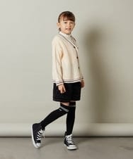 KJLLS61029 a.v.v KIDS(アー・ヴェ・ヴェ) [100-130]ベロアキルティングショートパンツ ブラック