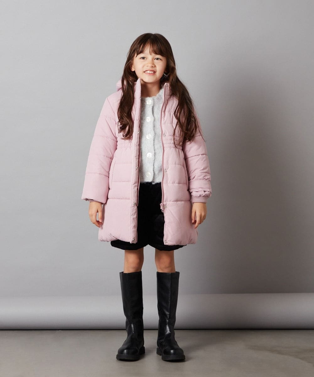 KJLLS61029 a.v.v KIDS(アー・ヴェ・ヴェ) [100-130]ベロアキルティングショートパンツ ブラック