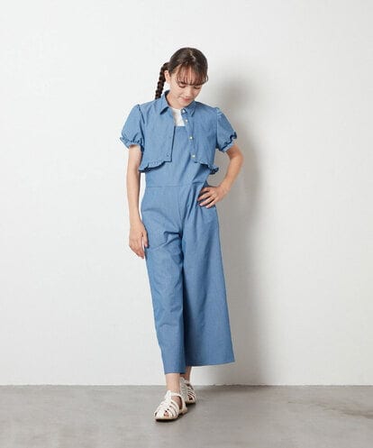 KJNHU03109 a.v.v KIDS [160]【3点セット】サロペットコーデセット
