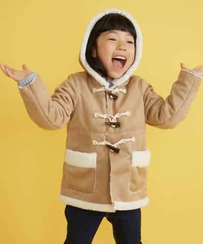 KJUAG02059 a.v.v KIDS [100-130]フェイクムートンコート[WEB限定サイズ]