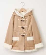 KJUAG02059 a.v.v KIDS(アー・ヴェ・ヴェ) [100-130]フェイクムートンコート[WEB限定サイズ] キャメル