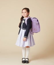 KQECA01129 a.v.v KIDS(アー・ヴェ・ヴェ) [100-130]【結婚式/セレモニー/オケージョン】フラワージャカードワンピース ベージュ