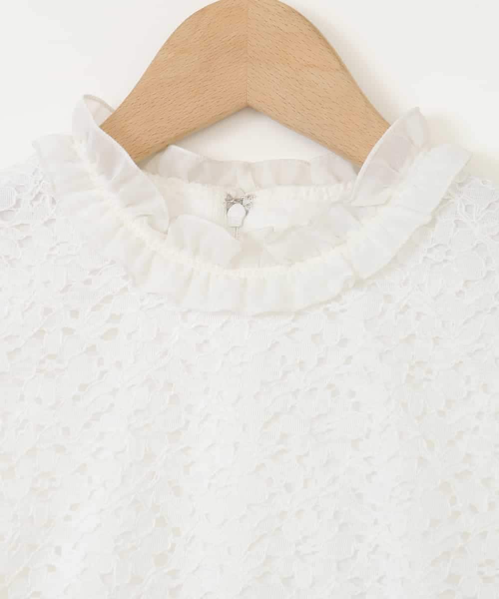 KQECA01129 a.v.v KIDS(アー・ヴェ・ヴェ) [100-130]【結婚式/セレモニー/オケージョン】フラワージャカードワンピース ラベンダー