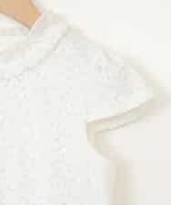 KQECA01129 a.v.v KIDS(アー・ヴェ・ヴェ) [100-130]【結婚式/セレモニー/オケージョン】フラワージャカードワンピース ラベンダー