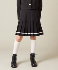 KQHBD02059 a.v.v KIDS(アー・ヴェ・ヴェ) [150-160]【2026 卒服】ラインプリーツスカート ベージュ
