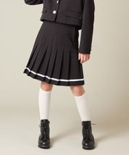 KQHBD02059 a.v.v KIDS(アー・ヴェ・ヴェ) [150-160]【2026 卒服】ラインプリーツスカート ベージュ