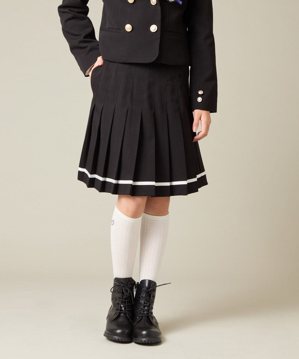 KQHBD02059 a.v.v KIDS(アー・ヴェ・ヴェ) [150-160]【2026 卒服】ラインプリーツスカート ベージュ