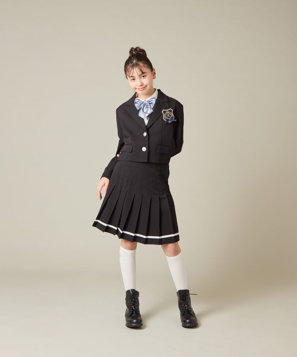 KQHBD02059 a.v.v KIDS(アー・ヴェ・ヴェ) [150-160]【2026 卒服】ラインプリーツスカート ベージュ