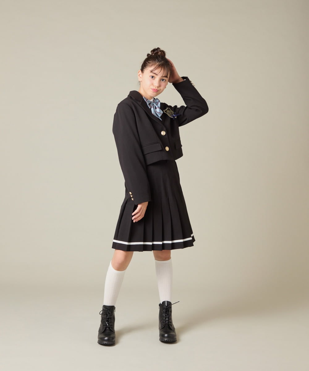 KQHBD02059 a.v.v KIDS(アー・ヴェ・ヴェ) [150-160]【2026 卒服】ラインプリーツスカート ベージュ