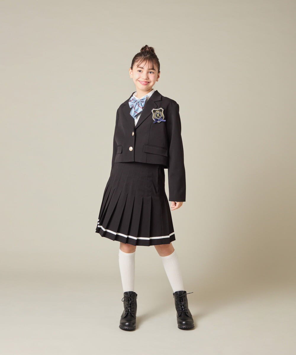 KQHBD02059 a.v.v KIDS(アー・ヴェ・ヴェ) [150-160]【2026 卒服】ラインプリーツスカート ベージュ