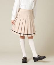 KQHBD02059 a.v.v KIDS(アー・ヴェ・ヴェ) [150-160]【2026 卒服】ラインプリーツスカート ベージュ