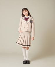 KQHBD02059 a.v.v KIDS(アー・ヴェ・ヴェ) [150-160]【2026 卒服】ラインプリーツスカート ベージュ