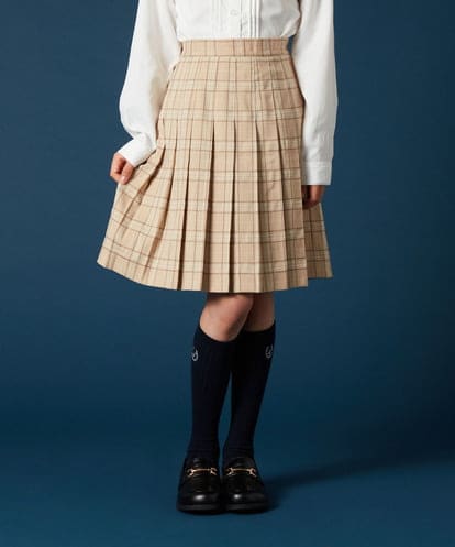 KQHTA01054 a.v.v KIDS [140-160]【卒服】チェックプリーツスカート