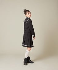 KQJBD04099 a.v.v KIDS(アー・ヴェ・ヴェ) [150-160]【2026 卒服】【エンブレム付き】配色セーラーカラージャケット ベージュ