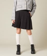 KQLBD01059 a.v.v KIDS(アー・ヴェ・ヴェ) [150-160]【2026 卒服】タックキュロットパンツ グレー