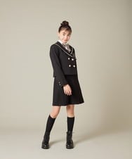 KQLBD01059 a.v.v KIDS(アー・ヴェ・ヴェ) [150-160]【2026 卒服】タックキュロットパンツ グレー