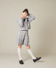 KQLBD01059 a.v.v KIDS(アー・ヴェ・ヴェ) [150-160]【2026 卒服】タックキュロットパンツ グレー