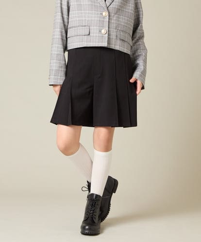 KQLBD01059 a.v.v KIDS [150-160]【2026 卒服】タックキュロットパンツ