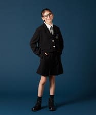 KQLTA01054 a.v.v KIDS(アー・ヴェ・ヴェ) [140-160]【卒服】タックキュロット ブラック