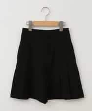 KQLTA01054 a.v.v KIDS(アー・ヴェ・ヴェ) [140-160]【卒服】タックキュロット ブラック