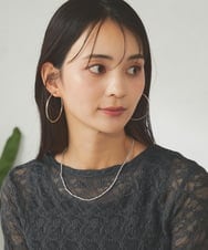 KS2AD08026 a.v.v(アー・ヴェ・ヴェ) ヘマタイトコンビネックレス ゴールド