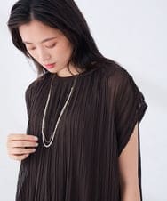 KS2AG06021 a.v.v(アー・ヴェ・ヴェ) 淡水パールレイヤードロングネックレス シルバー
