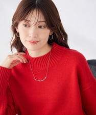 KS2AG07019 a.v.v(アー・ヴェ・ヴェ) ツイストメタルバーネックレス シルバー