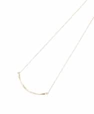 KS2AG07019 a.v.v(アー・ヴェ・ヴェ) ツイストメタルバーネックレス シルバー