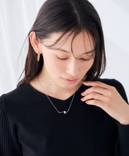 KS2AG19019 a.v.v(アー・ヴェ・ヴェ) パール×メタルバーネックレス ゴールド