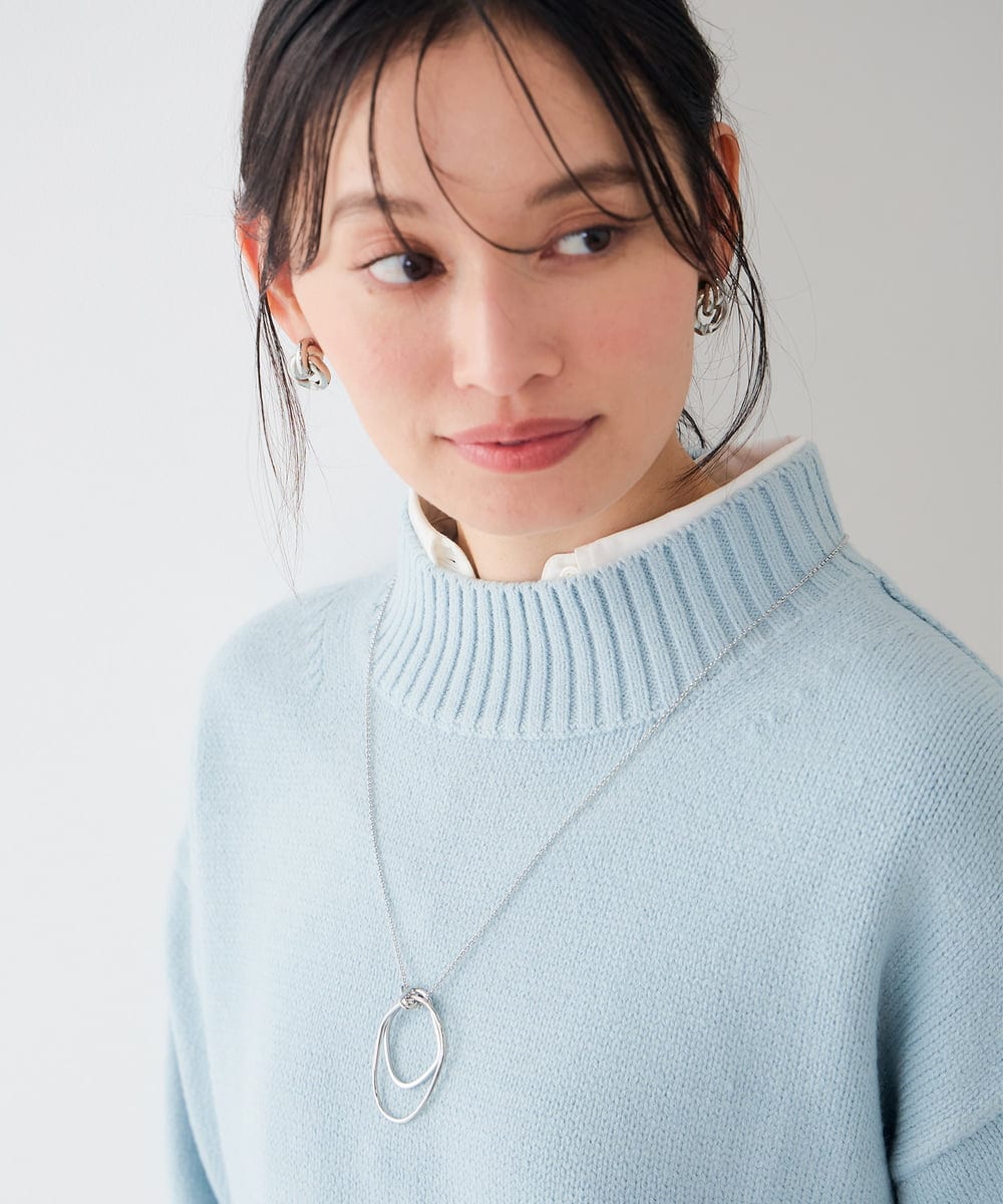 KS2AG21019 a.v.v(アー・ヴェ・ヴェ) ニュアンスリングネックレス ゴールド