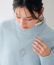 KS2AG21019 a.v.v(アー・ヴェ・ヴェ) ニュアンスリングネックレス シルバー