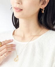 KS2FA02021 a.v.v(アー・ヴェ・ヴェ) リングパールネックレス ゴールド