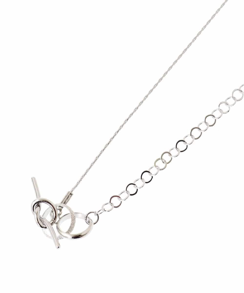 KS2FA08024 a.v.v(アー・ヴェ・ヴェ) コンビチェーンマンテルネックレス シルバー