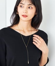KS2GA12029 a.v.v(アー・ヴェ・ヴェ) ステンレススライドネックレス ゴールド