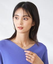 KS2GA34021 a.v.v(アー・ヴェ・ヴェ) 一粒パールネックレス ゴールド