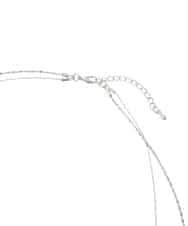 KS2GD04021 a.v.v(アー・ヴェ・ヴェ) ドロップトップネックレス シルバー
