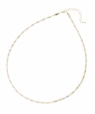 KS2GD17019 a.v.v(アー・ヴェ・ヴェ) ツイストチェーンネックレス ゴールド